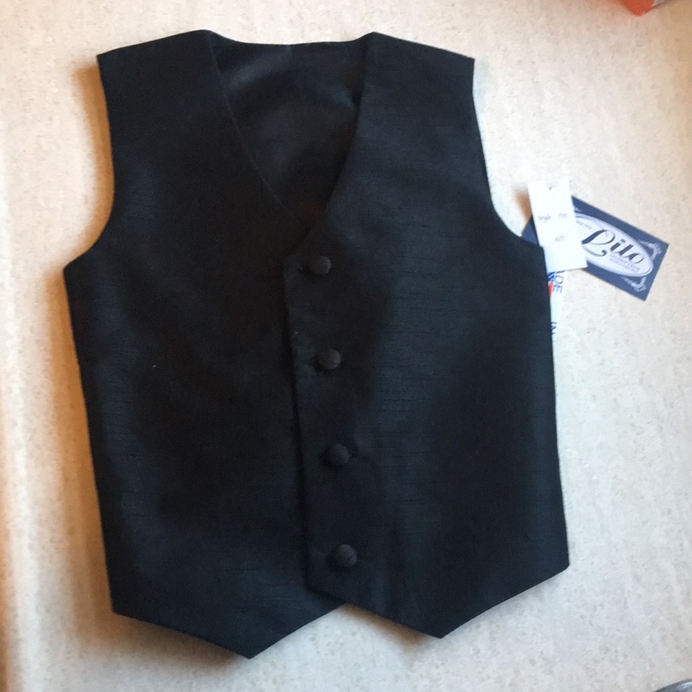 NWT.  Black Vest